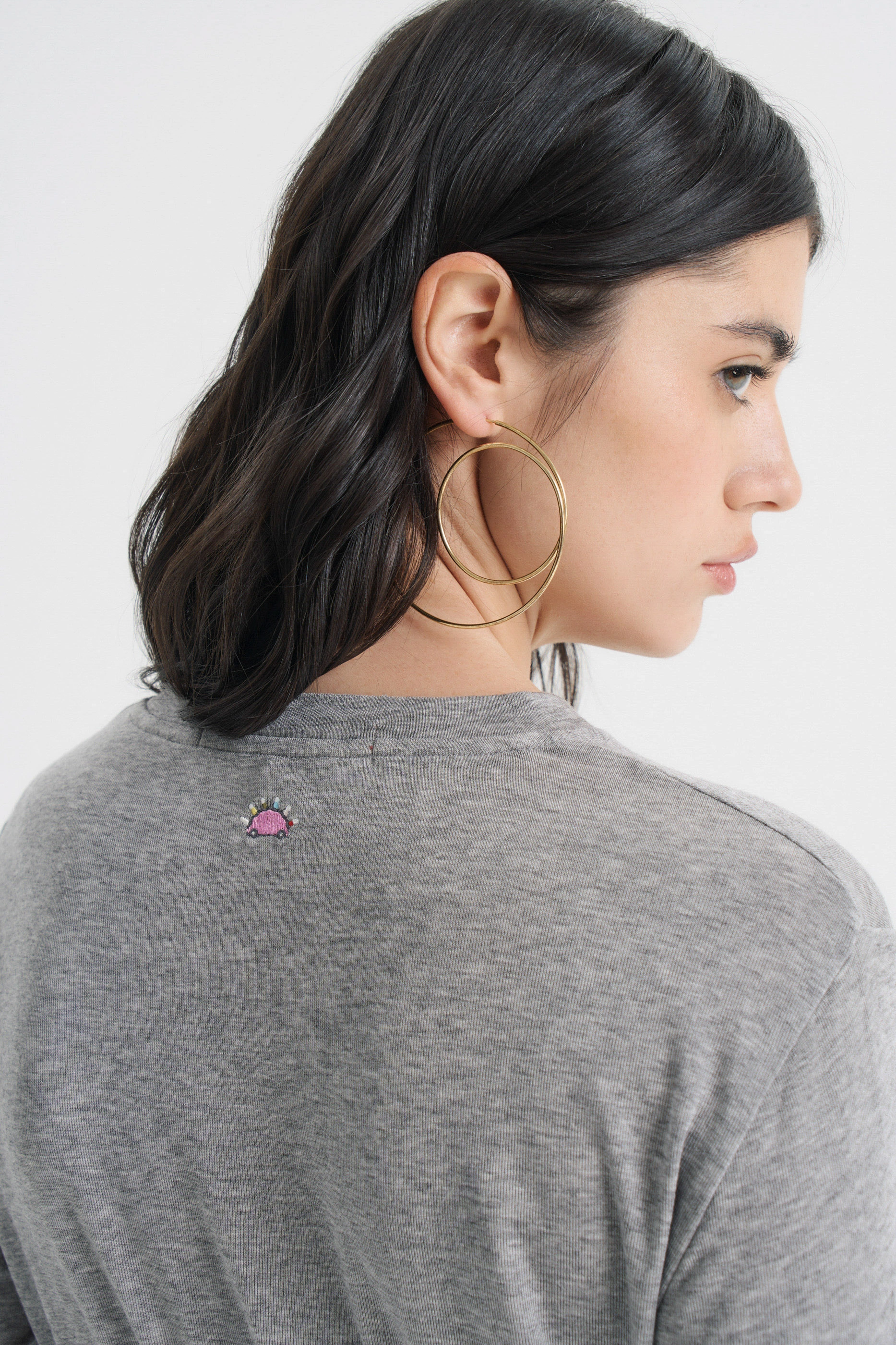 Лонгслив из тонкого трикотажа