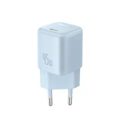 Сетевое зарядное устройство Baseus PicoGo 45W USB Type-C Голубой (Galaxy Blue)