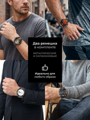 Смарт часы мужские для Android и Iphone