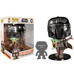 Фигурка Funko POP! Star Wars. The Mandalorian: Mandalorian with The Child 10