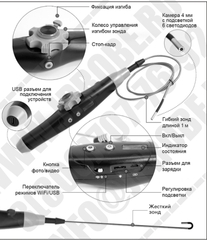 40-100 jProbe UX lite 2-40-100 комплект USB Видеоэндоскоп