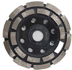 Чашка алмазная духрядная KRUGO 125х22,23 мм CWD05A