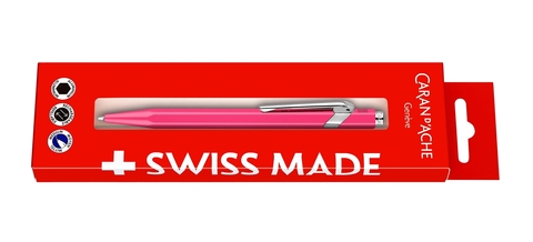 Ручка шариковая Caran d’Ache Office 849 Fluo, Pink (849.690)