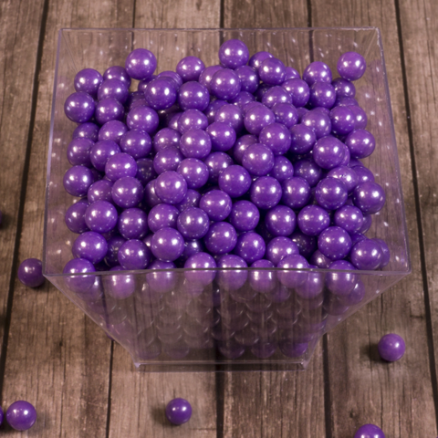 Сахарные шарики Фиолетовые перламутровые 7 мм New, 50 гр