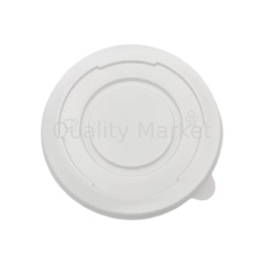 Крышка 135 мм белая ПС для миски , 500мл