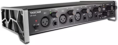 TASCAM US-4x4 USB аудио интерфейс, 4 входа, 4 выхода.