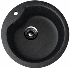 ULGRAN U-102  Круглая мойка с отверстием под смеситель