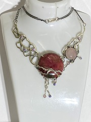 Нимфа (колье из серебра)