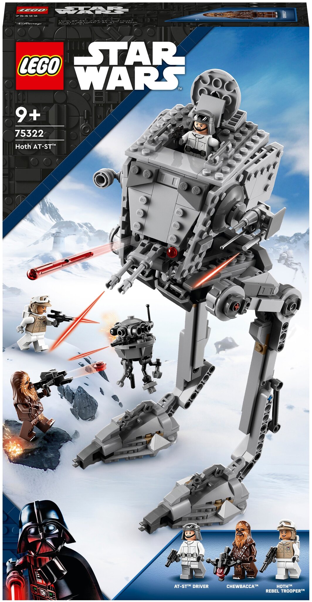 Конструктор LEGO Star Wars 75322 AT-ST на Хоте 75322 купить в  интернет-магазине Layon.ru