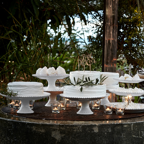 Блюдо на ножке 22см Costa Nova Pearl