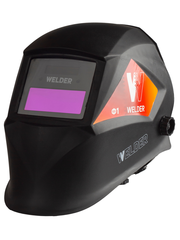 Маска сварочная WELDER PRO Ф1 СБ Хамелеон 90x35 мм, DIN 3/11, в пакете