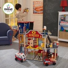 Набор KidKraft Пожарно-Спасательная станция Делюкс 63214_KE