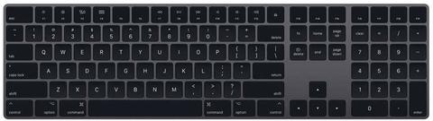Клавиатура Apple Magic Keyboard with Numeric Keypad Space Gray Bluetooth MRMH2
