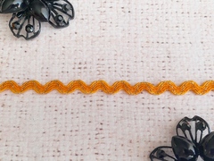 Тесьма "Вьюнок" люрекс золото, ш. 4-5 мм, пр-во Россия