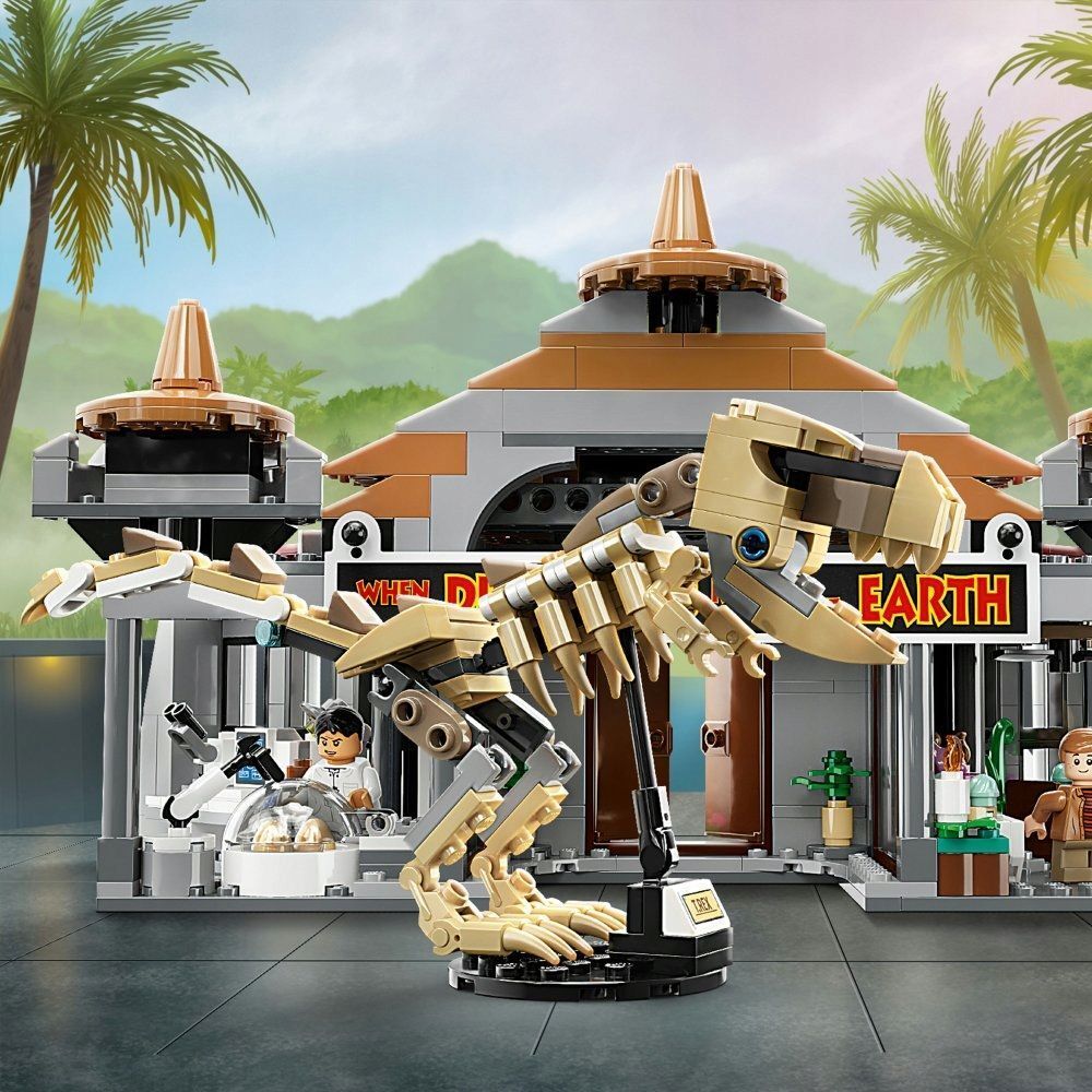 Конструктор LEGO Jurassic World - Центр для посетителей: Т-рекс против  Раптора Лего Парк Юрского периода 76961 купить в Москве | Доставка по  России.