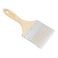 Кисть плоская для лаков "Евро" 4", искусственная щетина, деревянная ручка MTX