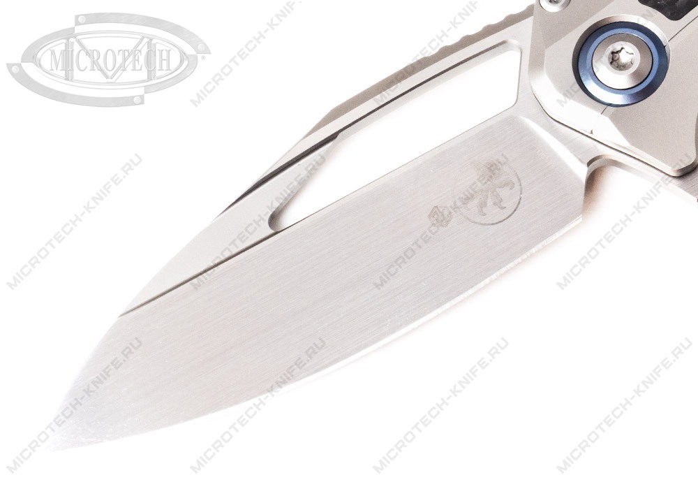 Нож Microtech Matrix 165C-4CFITI Titanium CF Hand Rubbed Satin - фотография 