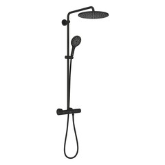 GROHE 22119KF0 Rainshower SmartActive 310 Душевая система с термостатом для настенного монтажа, фантомный чёрный фото
