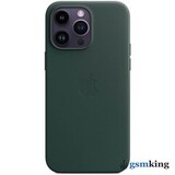 Apple Leather Case with MagSafe iPhone 14 Pro Max Forest Green «Зелёный лес» MPPN3ZM/A