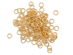Колечки соединительные (латунь), цвет золото