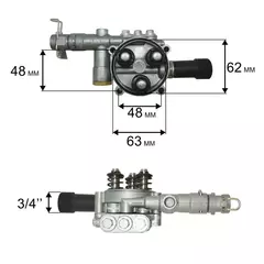 Насос QUATTRO ELEMENTI PALERMO120 (793-312-P13)