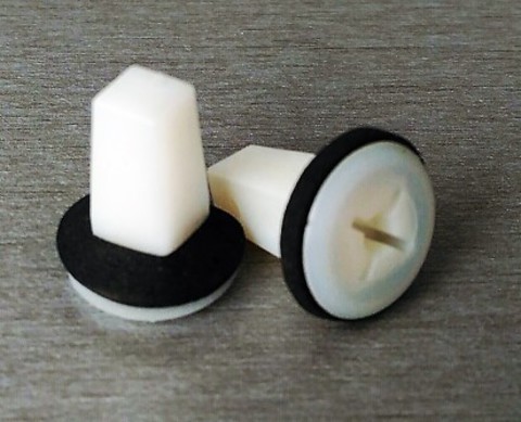 КЛИПСА БАМПЕРА ЗАДН/ РЕШ ДВОРН (КВАДР С РЕЗЬБ И РЕЗ УПЛ) NEXIA, LANOS, CHANCE, SENS, MATIZ, AVEO GM