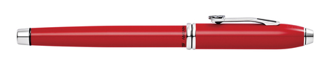 Ручка-роллер Cross Townsend, Ferrari Glossy Rosso Corsa Red Lacquer/Rhodium (FR0045-57)