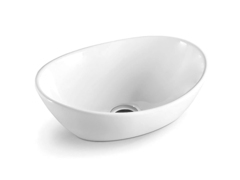 Умывальник- чаша накладная овальной формы (Белый) Element              405*330*140 мм Ceramica Nova CN6016 фото