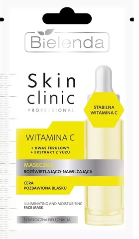 SKIN CLINIC PROFESSIONAL VITAMIN C маска осветление и увлажнение, 8 г