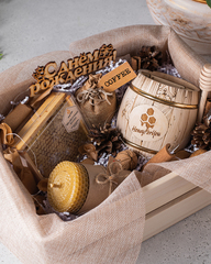Медовый подарочный набор HoneyForYou в деревянном ящике 
