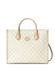 Маленькая сумка-тоут Gucci с переплетенными буквами G