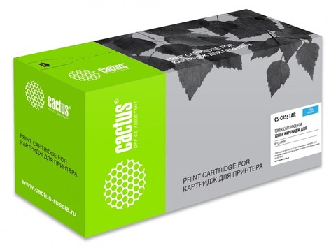 Картридж лазерный Cactus CS-C8551AR C8551A голубой (25000стр.) для HP CLJ 9500
