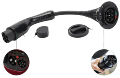 Адаптер Simple Energy GB/T/T2 32А 3р Firefly (SE-CA-T2/GP/T)