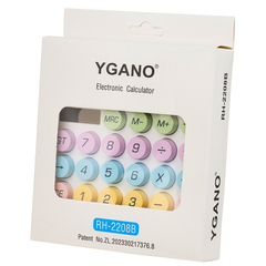 
          Калькулятор настольный YGANO 12 Bit, двойное питание, 12-разрядный, размер 15,4*14,6*2,6 см