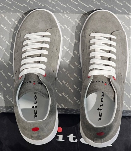 Мужские кеды KITON, серый