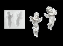 Силиконовый молд Ангелочки маленькие