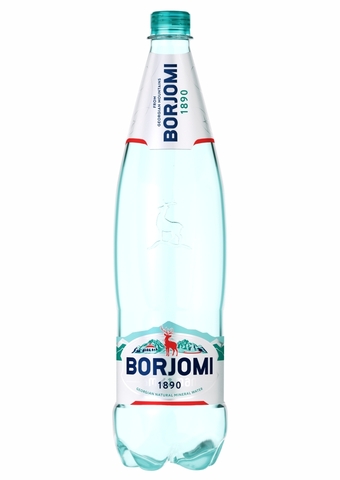 Вода минеральная лечебно-столовая BORJOMI газ 1 л пл/б ГРУЗИЯ