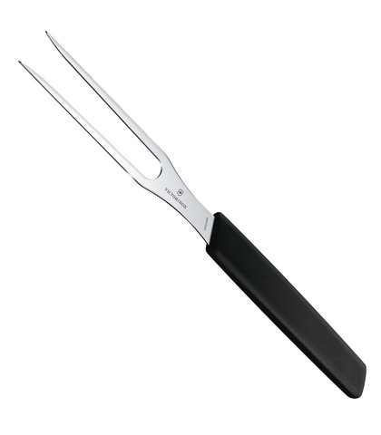 Кулинарная вилка Victorinox Swiss Modern Carving Fork, чёрная (6.9033.15B) - Wenger-Victorinox.Ru