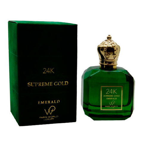 Paris World Luxury 24k Supreme Gold Emerald