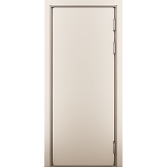 Купить Межкомнатная маятниковая влагостойкая дверь кремовая глухая