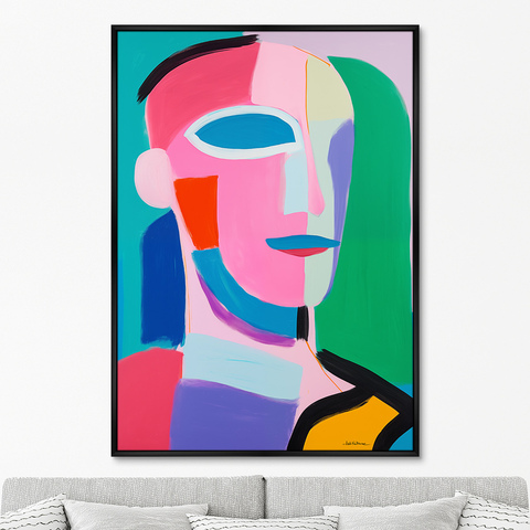 ArtNoMore - Репродукция картины на холсте The Mask collection, No 2, 2024г.