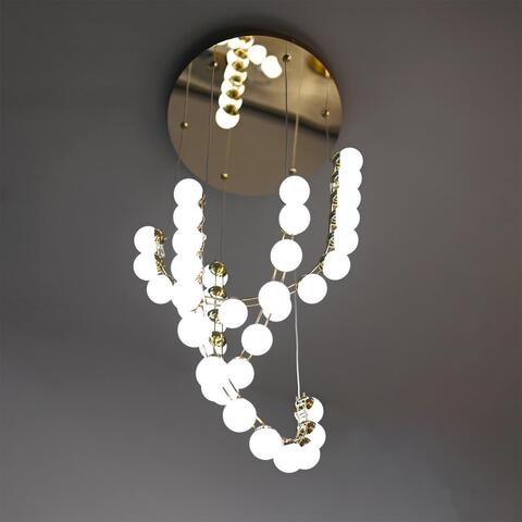 Подвесная светодиодная люстра Favourite Helmet 4590-4P