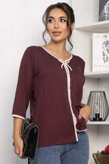 Блуза трикотажная Вишенка (ягодная) Б14258-18М LT Collection