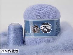 Пряжа "Норка" длинноворсовая, Пух норки-90% Полиамид-10%