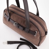 Сумка Саломея 361 эко-замша шоколад