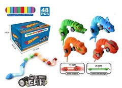 Машинка ХВ Пружина Акула - СВЕТ в ассорти