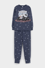 пижама  для мальчика  К 1621/стальной,штиль