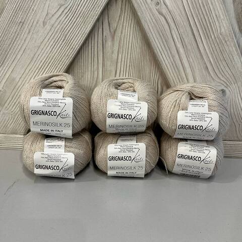 GARAGE SALE — Grignasco merino silk 25 150г