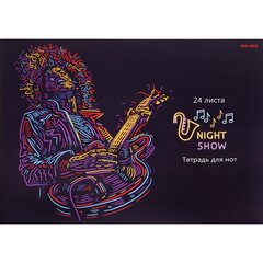 
          Тетрадь для нот А4 24л., Проф-Пресс "В ритме блюза" альбомная, скрепка, мелованная обложка