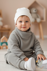 Флисовый костюм "Cute" (серый)